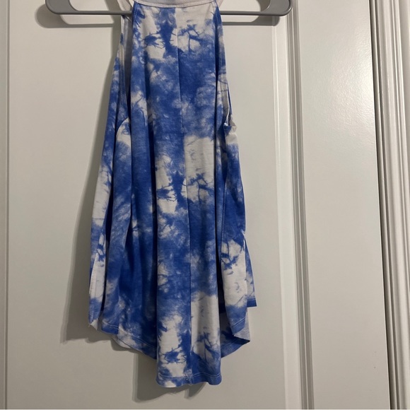 Modern Lux Beach Lake Peace Sign Hippie Tie Dye Sky Tank Top Cover Up Women’s S - Picture 5 of 7